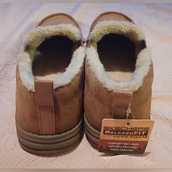 Skechers Light Brown Melson Willmore Foux Shearling Chukka Men's Shoes Size 8.5 - Picture 10 of 13